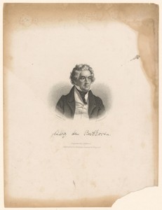 Portret van Ludwig van Beethoven