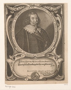Portret van Ludwig von Hörnigk op 65-jarige leeftijd