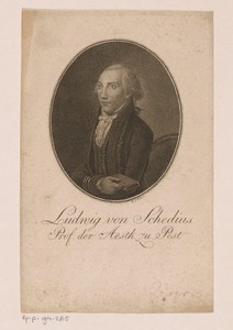 Portret van Ludwig von Schedius