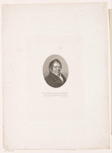 Portret van Ludwig Wilhelm Gilbert
