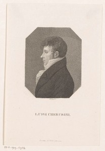 Portret van Luigi Cherubini
