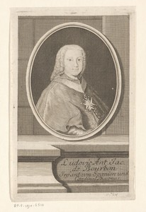 Portret van Luis Antonio Jaime de Borbón y Farnesio, infant van Spanje