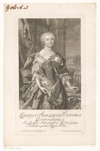 Portret van Luise Adelgunde Victoria Gottsched