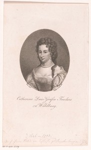 Portret van Luise Katharina, Gräfin Truchseß zu Waldburg