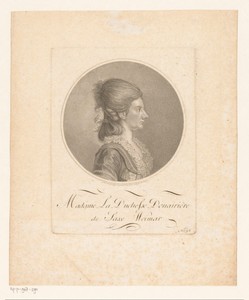 Portret van Luise von Hessen-Darmstadt