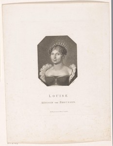 Portret van Luise von Mecklenburg-Strelitz, koningin van Pruisen