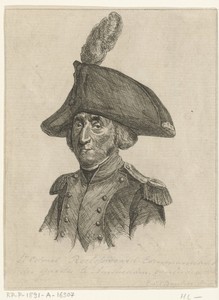 Portret van luitenant-kolonel Benjamin Roelofswaard