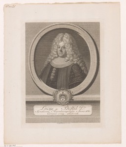 Portret van Lukas von Bostel