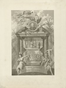 Portret van Luther met allegorische figuren
