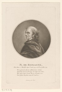 Portret van M. de Romagne