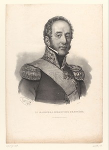 Portret van maarschalk Louis-Gabriel Suchet