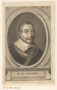 Portret van Maarten Harpertszoon Tromp