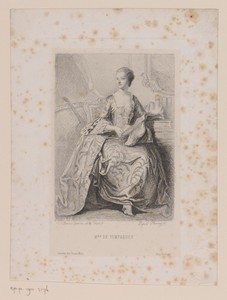 Portret van Madame de Pompadour, Jeanne-Antoinette Poisson