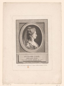 Portret van Mademoiselle Colombe L'Ainée