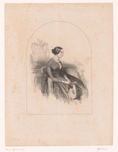 Portret van Mademoiselle Nourtier