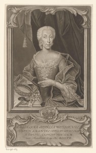 Portret van Magdalena Sibylla Rieger