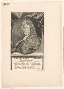 Portret van Magnus Daniel Omeis