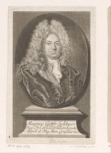Portret van Magnus Gottfried Lichtwer