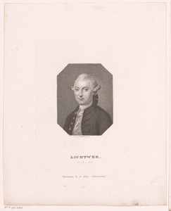 Portret van Magnus Gottfried Lichtwer