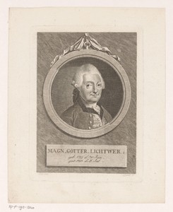 Portret van Magnus Gottfried Lichtwer