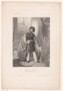 Portret van Mahmud, sultan van het Ottomaanse Rijk