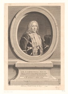 Portret van Manuel Pinto da Fonseca