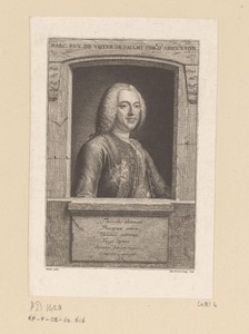 Portret van Marc-Pierre de Voyer de Paulmy, marquis d'Argenson