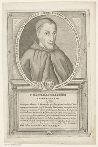 Portret van Marcial Pelegrini de Castrovilari, 73ste Minister Generaal van de franciscaner orde