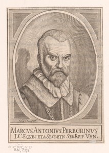 Portret van Marco Antonio Pellegrini