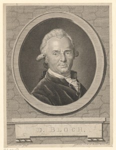 Portret van Marcus Elieser Bloch