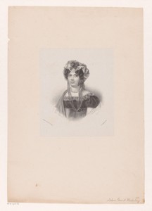 Portret van Marg. Gerard. Caan van Hoekenburg-Van Hoogstraten