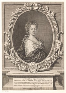 Portret van Margaretha Barbara Flörcke