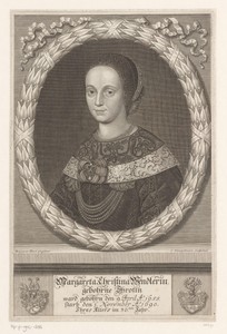 Portret van Margaretha Christina Wendler