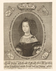 Portret van Margaretha Höfel