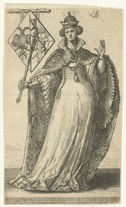 Portret van Margaretha van Beieren