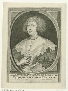 Portret van Margaretha van Lotharingen, gravin van Orléans