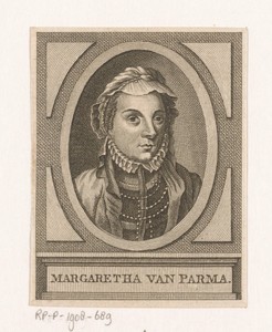Portret van Margaretha van Parma