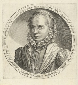 Portret van Margaretha van Parma