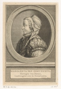 Portret van Margaretha van Parma, landvoogdes der Nederlanden