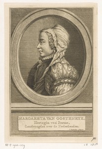 Portret van Margaretha van Parma, landvoogdes der Nederlanden