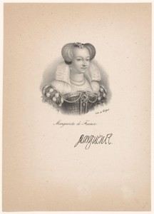 Portret van Margaretha van Valois