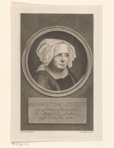 Portret van Margarethe Luther