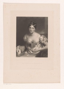 Portret van Marguerite Gardiner, hertogin van Blessington