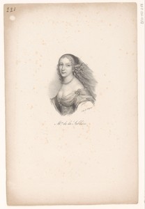 Portret van Marguerite Hessein de La Sablière
