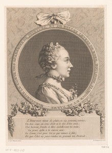 Portret van Marguerite Lecomte