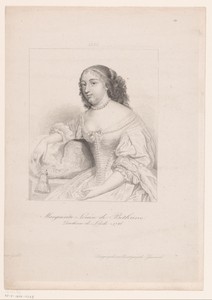 Portret van Marguerite Louise de Béthune