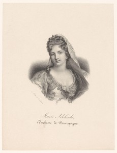 Portret van Maria Adelheid van Savoye