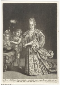 Portret van Maria Adelheid van Savoye, hertogin van Bourgondië
