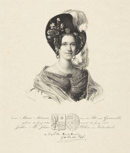 Portret van Maria Adriana van der Pot van Groeneveld