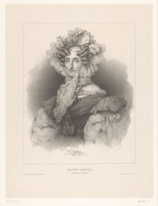 Portret van Maria Amalia van Bourbon-Sicilië